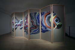 2007. The oxymoron, label, sewing, Back