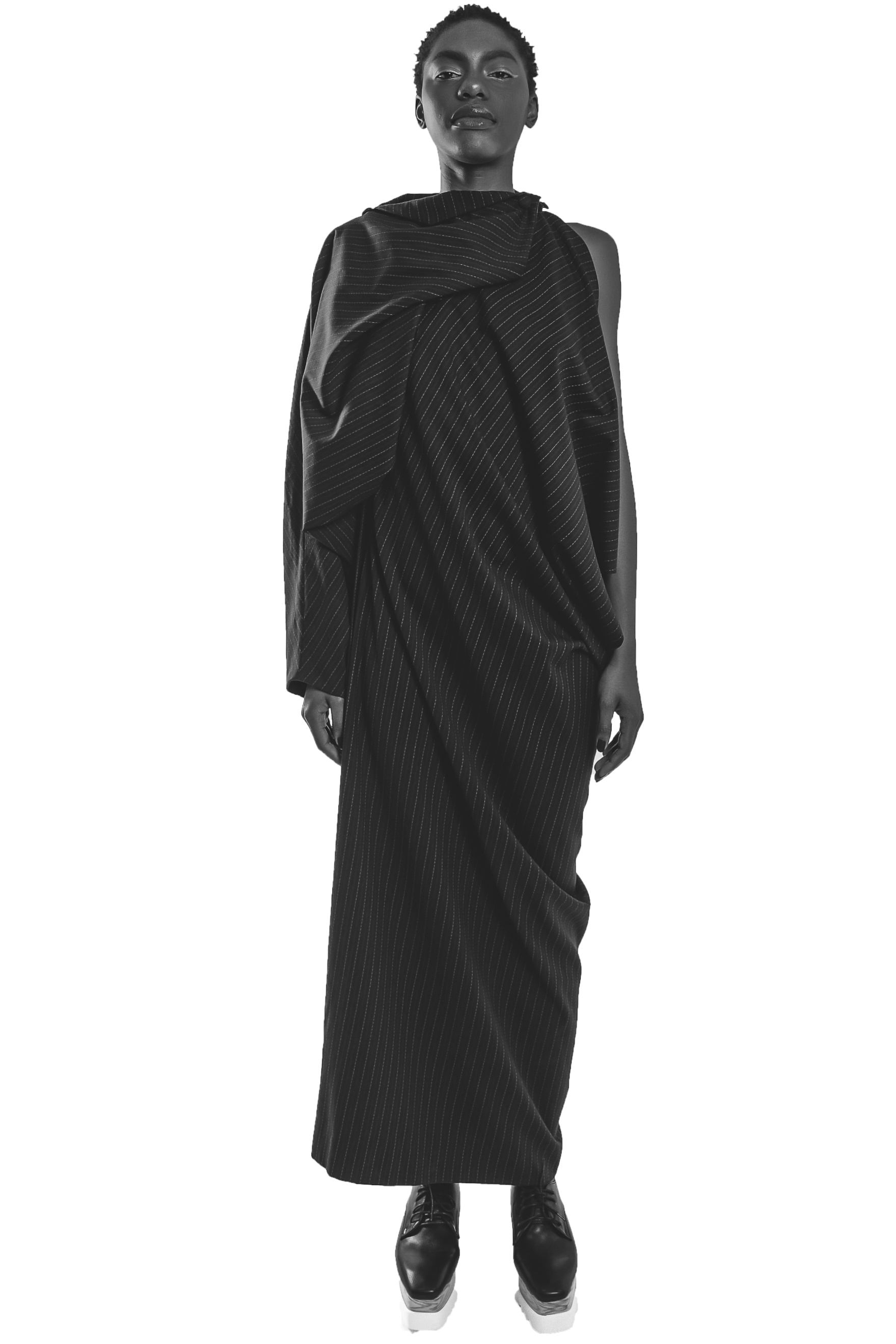 LESIBA MABITSELA STUDIO 19' REINSTITUTE MODIFIED KANGA DRESS