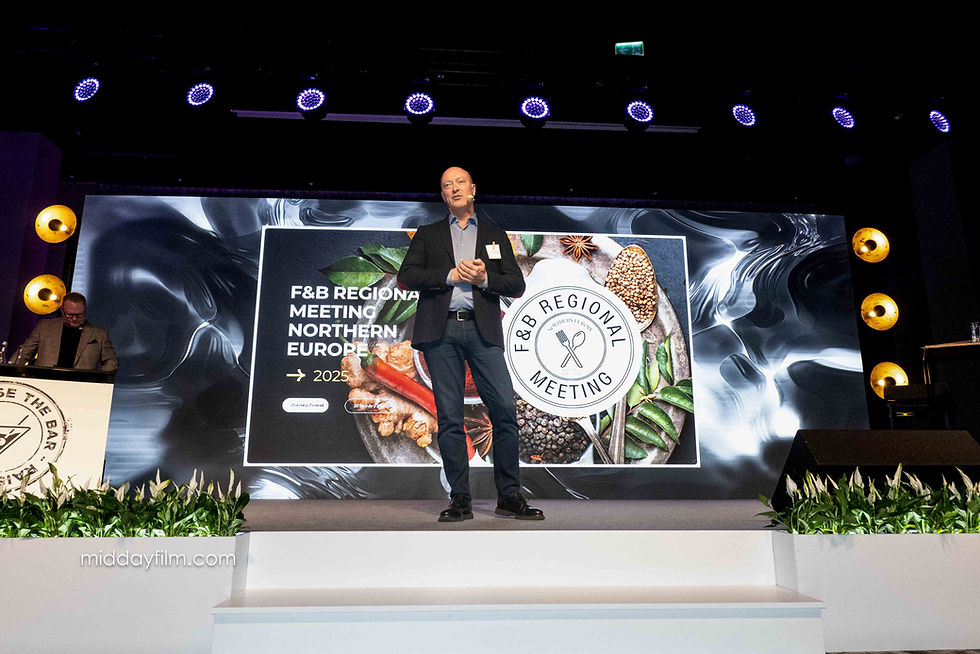 Filmen einer Präsentation in Berlin