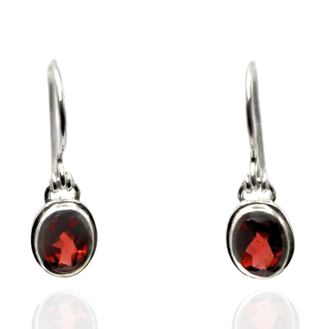 Garnet Earring