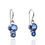Thumbnail: Double Blue Quartz Earring-side view