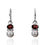 Thumbnail: Garnet and Freshwater Pearl Earring