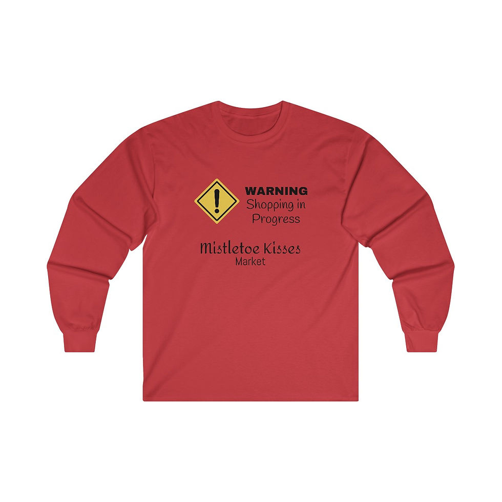 Thumbnail: Longsleeve Warning Mistletoe Kisses