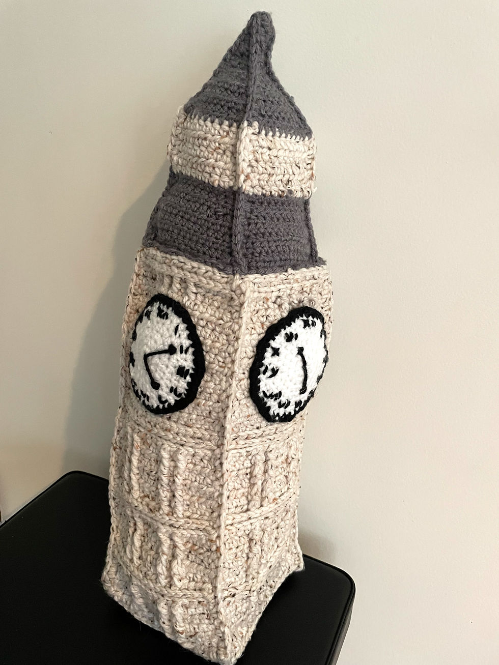 Thumbnail: Big Ben Clock Tower Dog Toy Crochet Pattern