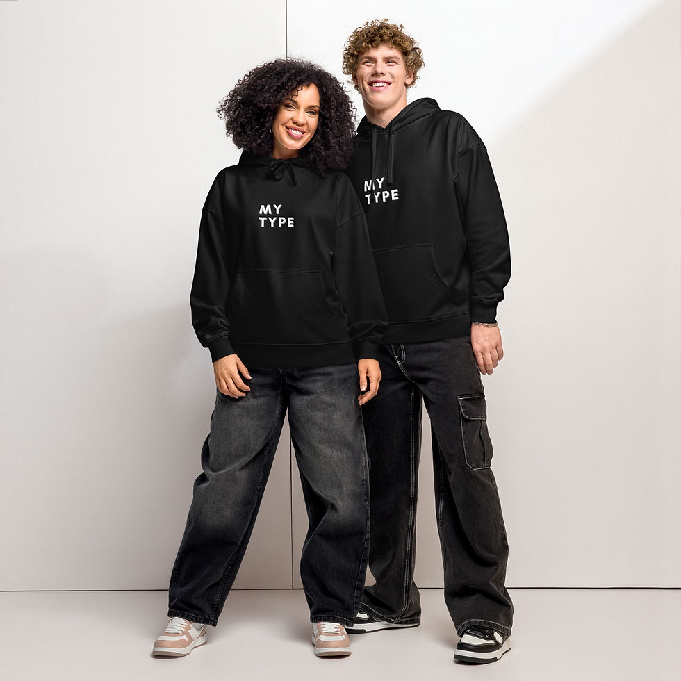Thumbnail: My Type unisex organic relaxed hoodie