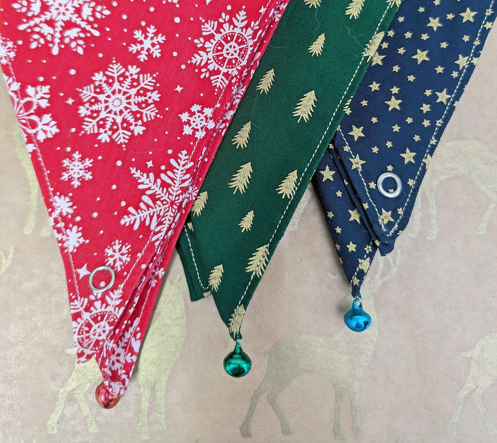 Thumbnail: Jingle Bell Christmas Tie Bandana