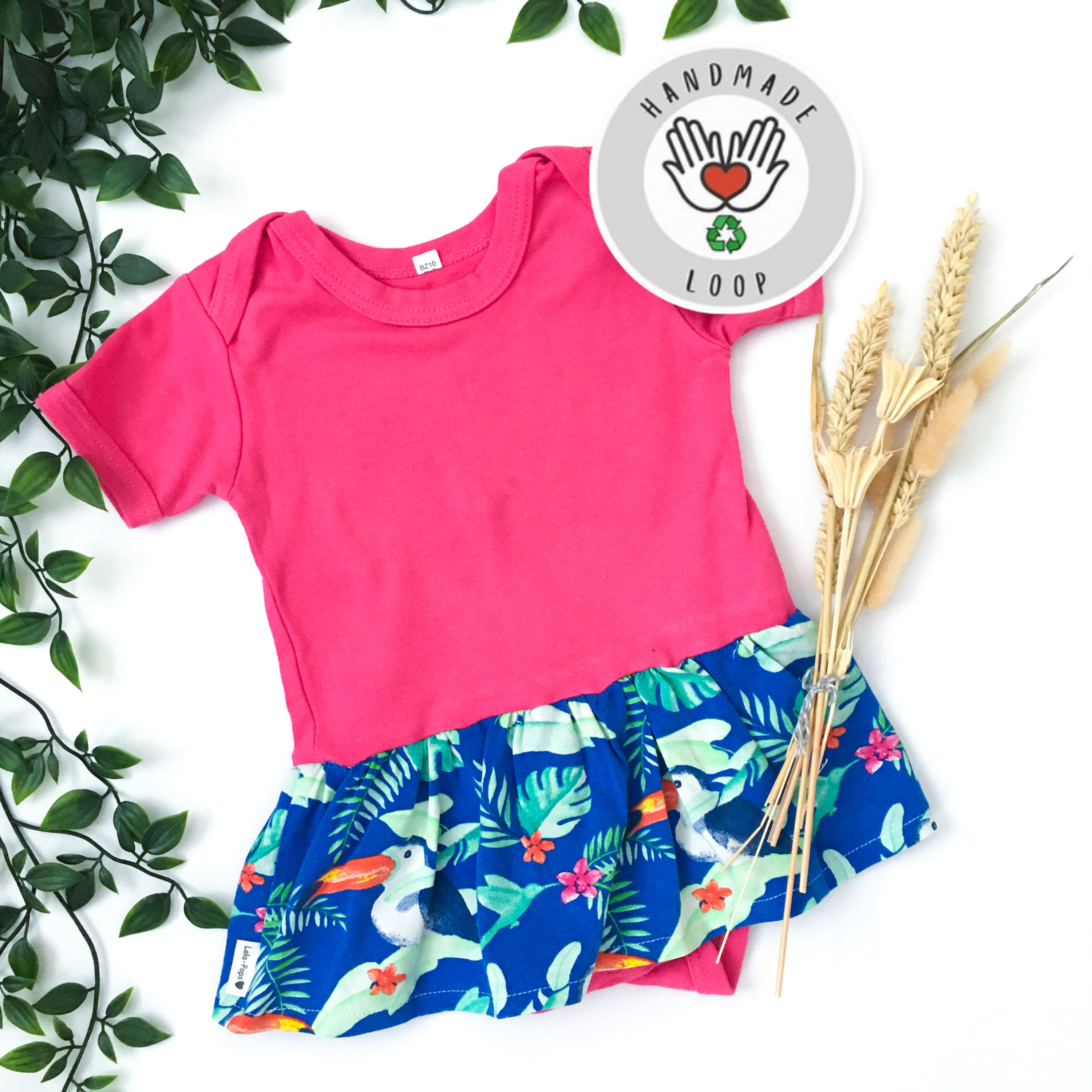 6-12m - Toucan Vest Dress ^