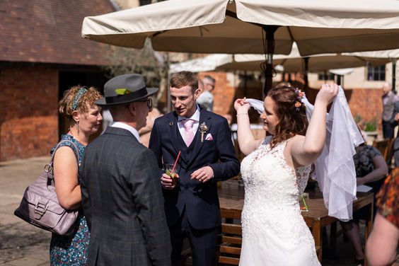 Bride and groom Plum Park