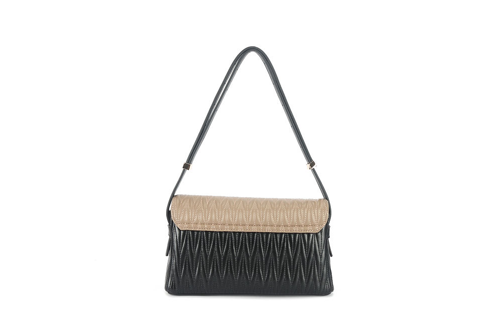 Thumbnail: Recycled vegan leather quilting bag