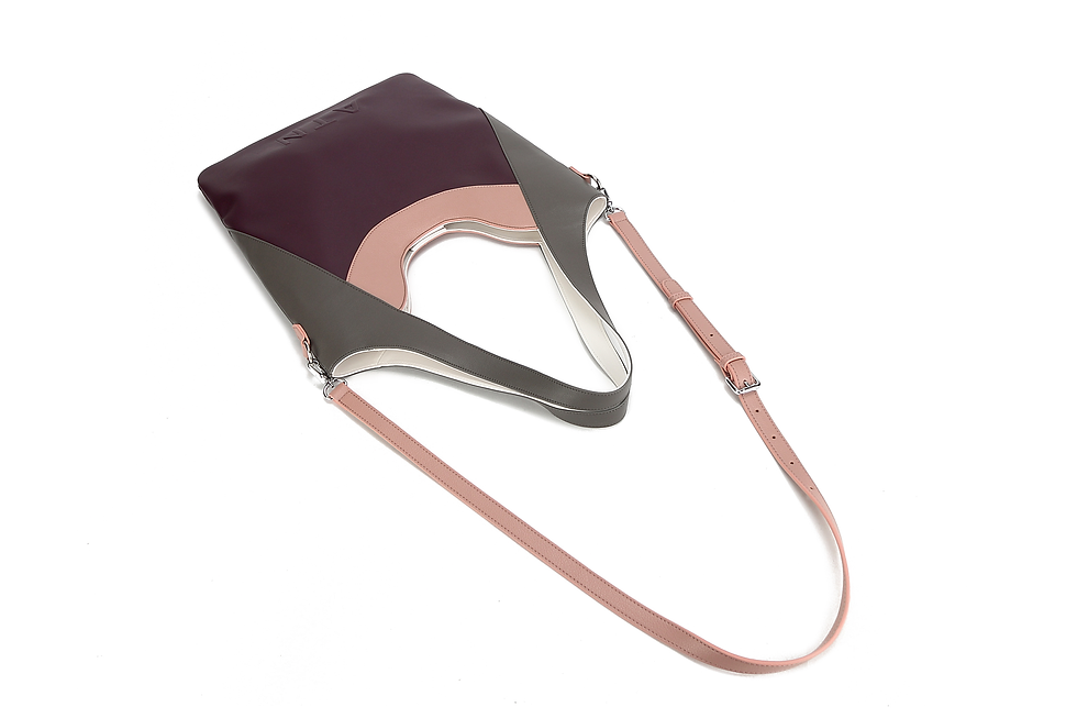 Thumbnail: Contrast color tote.