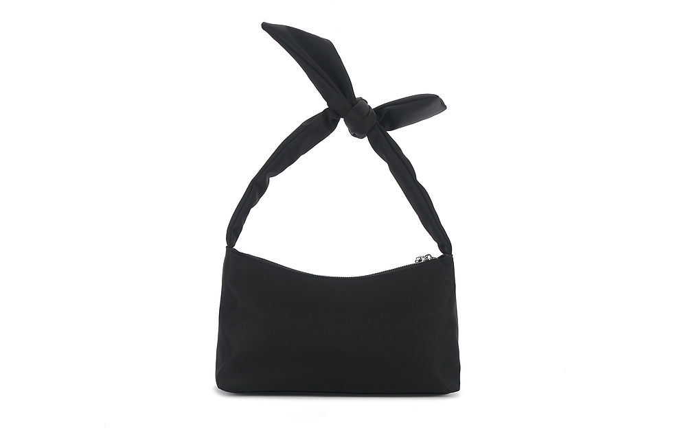Thumbnail: Recycled nylon crossbody bag back view