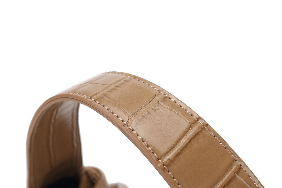 Thumbnail: vegan leather baguette brown corc