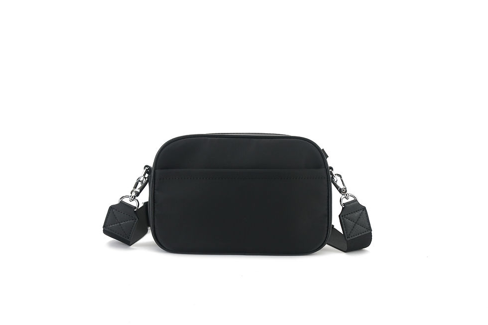 Thumbnail: Recycled nylon crossbody bag front view