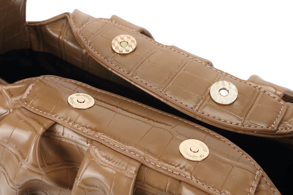 Thumbnail: vegan leather baguette brown corc