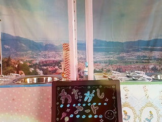 綿菓子アート