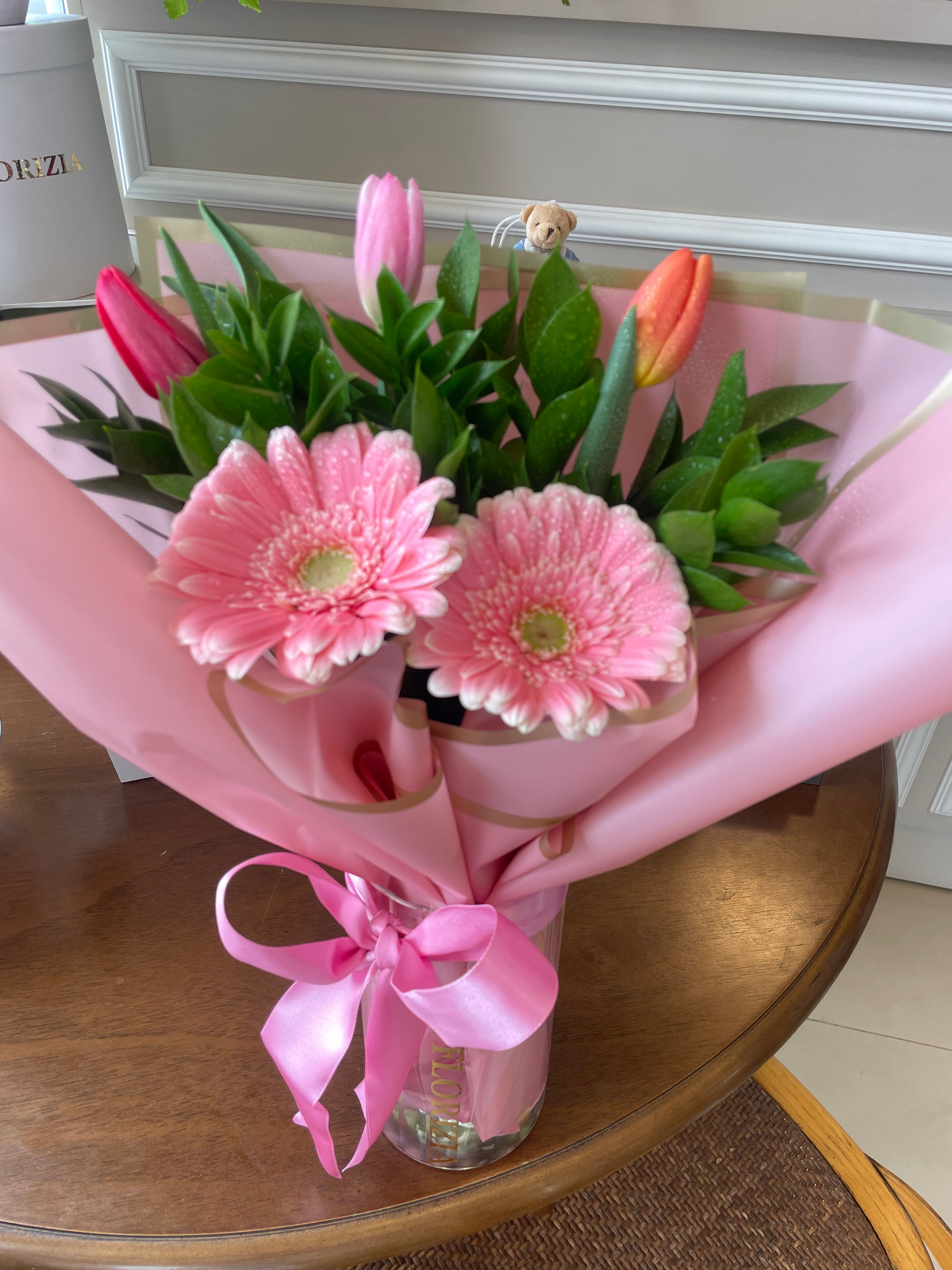 Florero 3 Tulipanes 🌷 2 🌸🌸