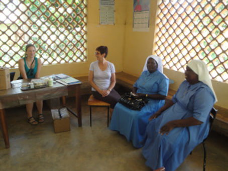 Visiting Diocesan Health Centers in Northern Uganda