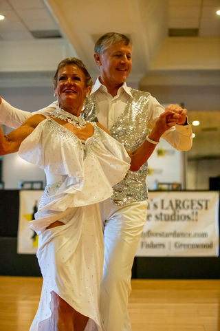 Ballroom Dancers Dancing at Five Star Dance Studios