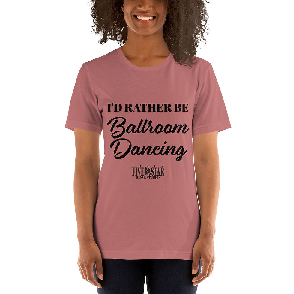 Thumbnail: "I'd Rather Be Ballroom Dancing" Unisex T-Shirt