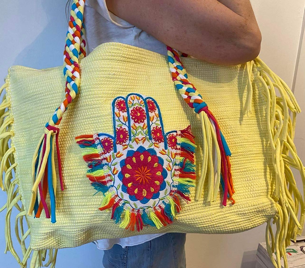 The Hand Yellow Sun Big