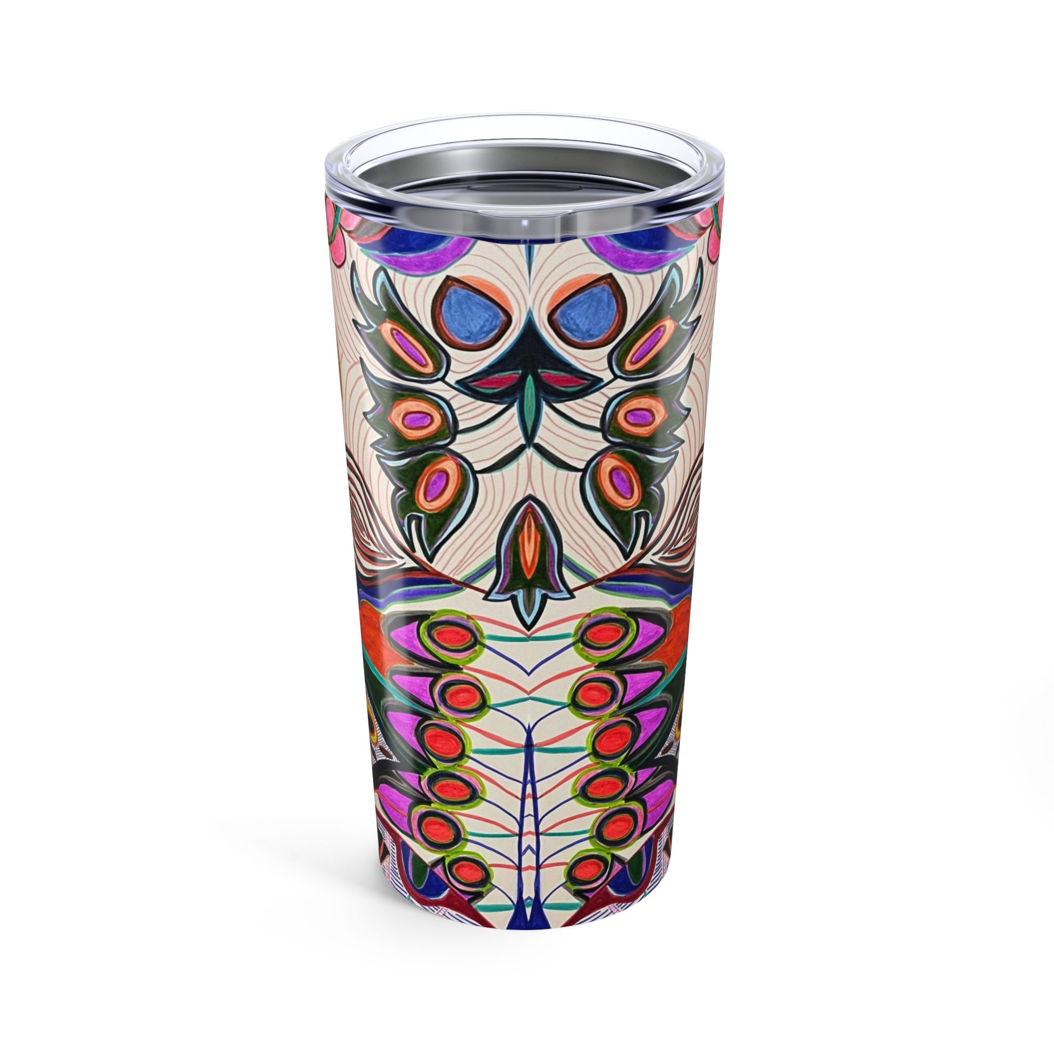 Art Inspired 20oz Tumbler: Floral Design, Perfect Mother's Day Gift