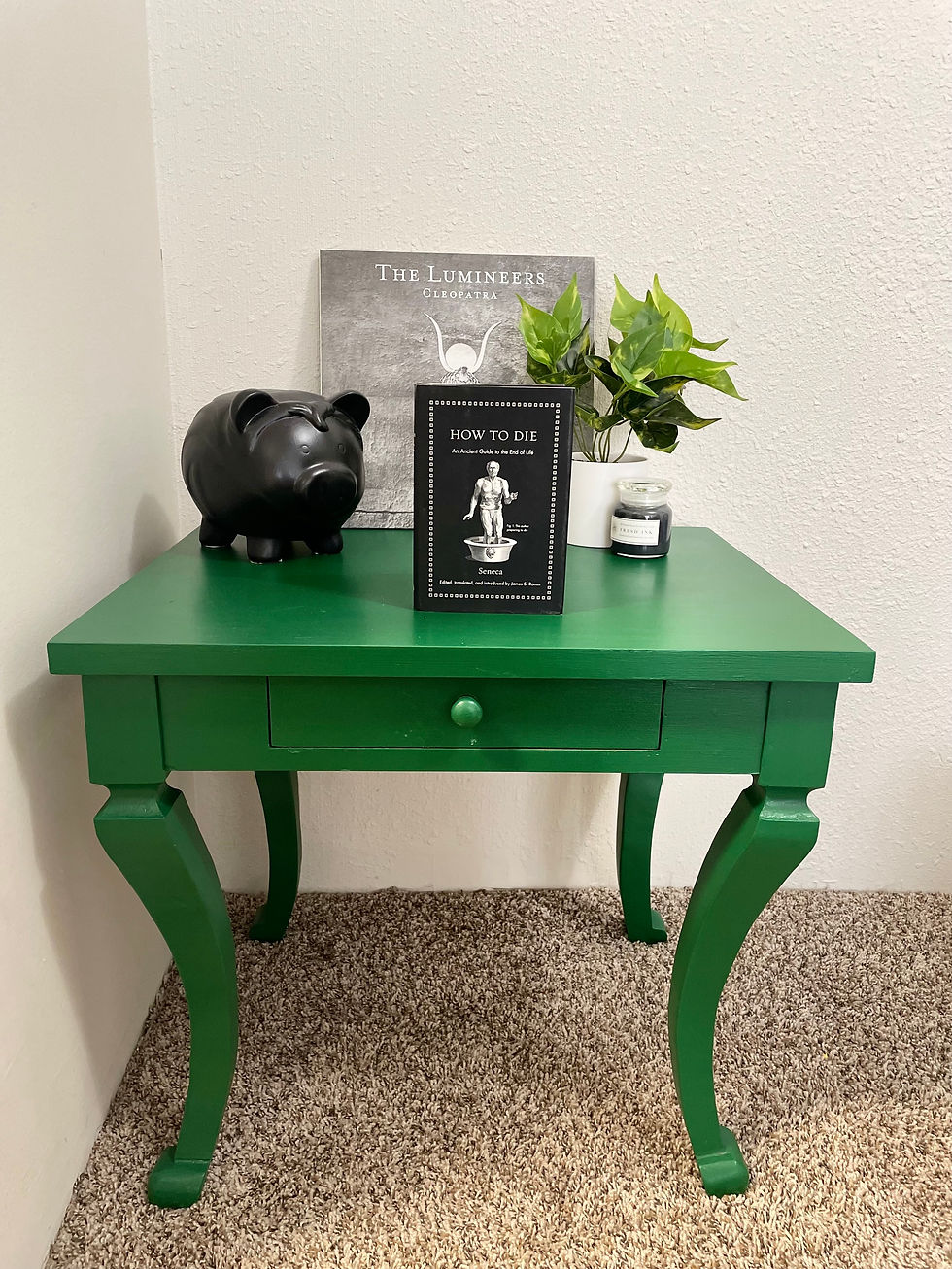 Green Side Table