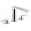 Thumbnail: Kohler Composed Widespread Bathroom Faucet with Lever Handles - Pop Up Included