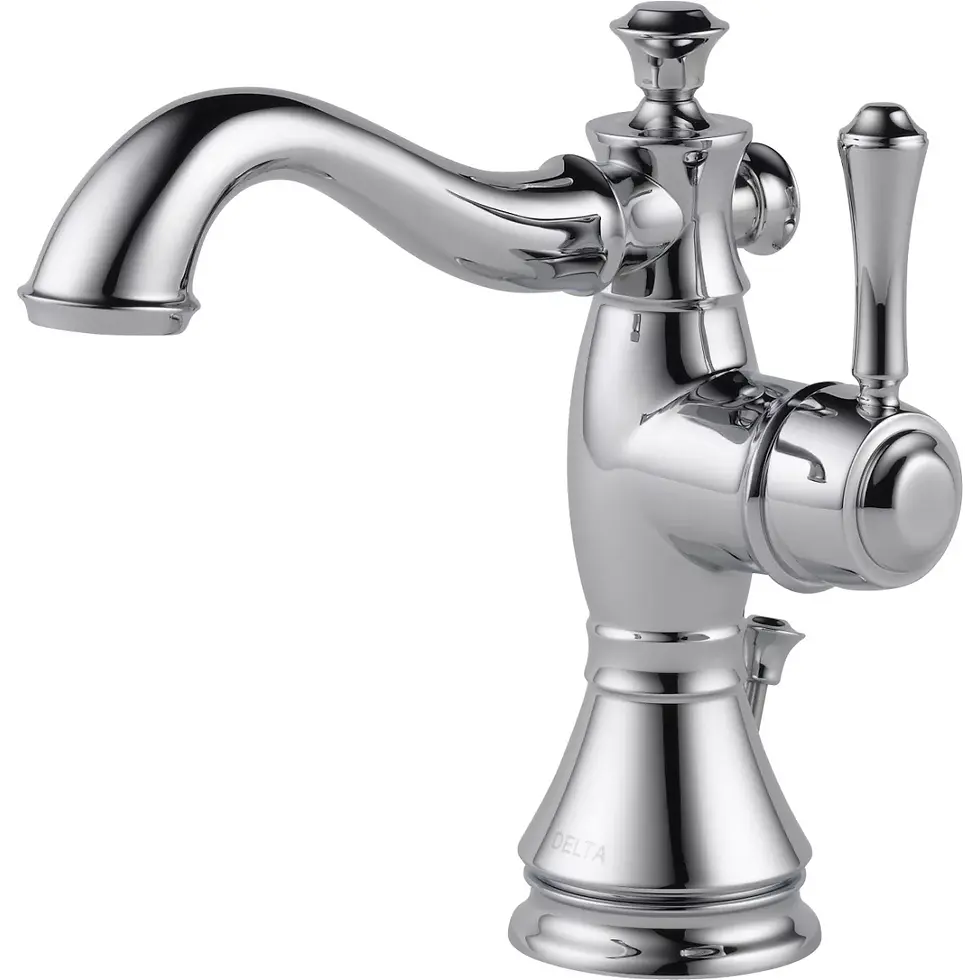 Thumbnail: Delta Cassidy Single Hole Bathroom Faucet with Pop-Up Drain Assembly - Includes