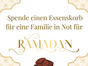Eine Familie für den Ramadan unterstützen