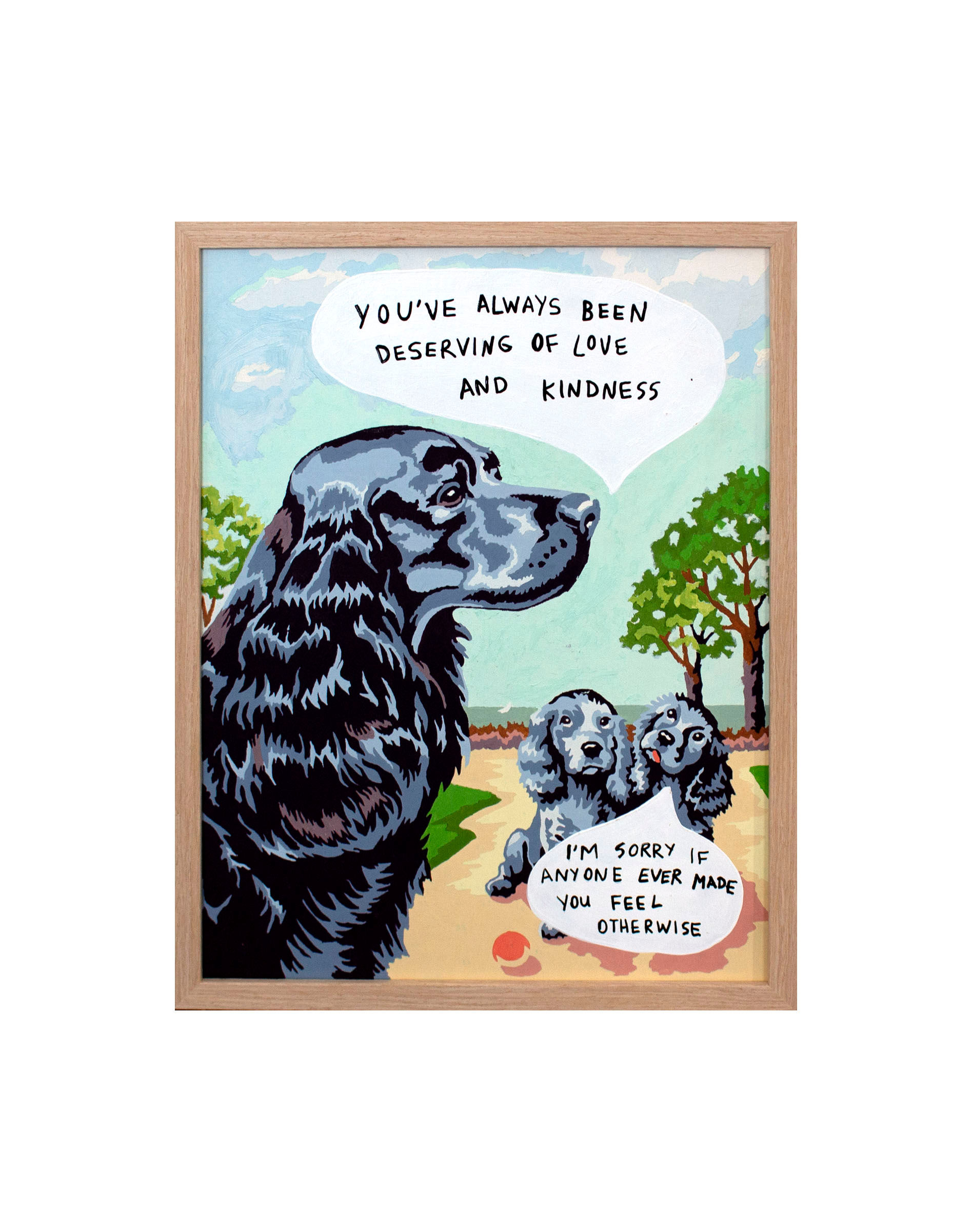 YOU DESERVE LOVE Painting