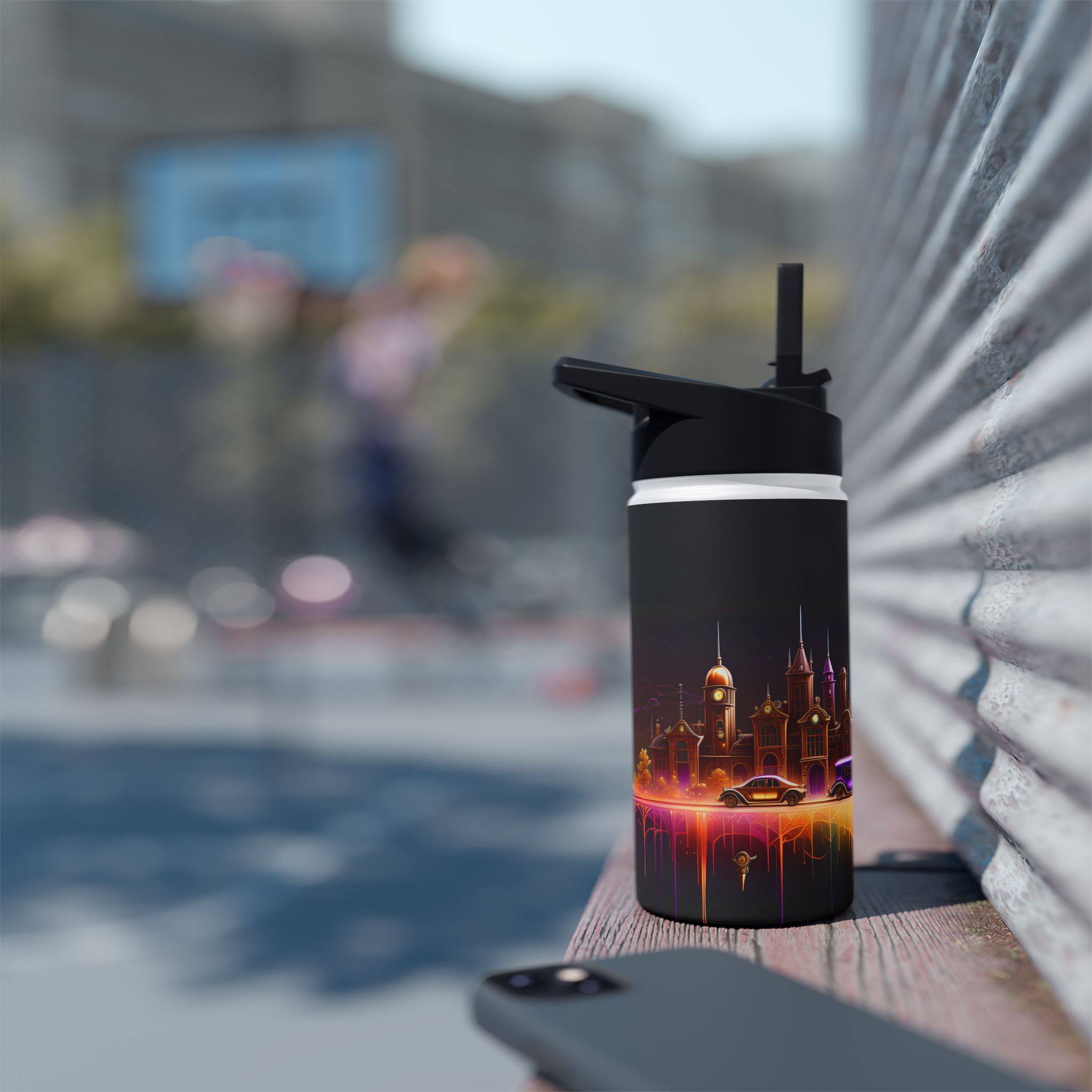 Water Bottle, Standard Lid   #SSBW-01