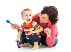 bigstock-Mother-And-Baby-Boy-Having-Fun-