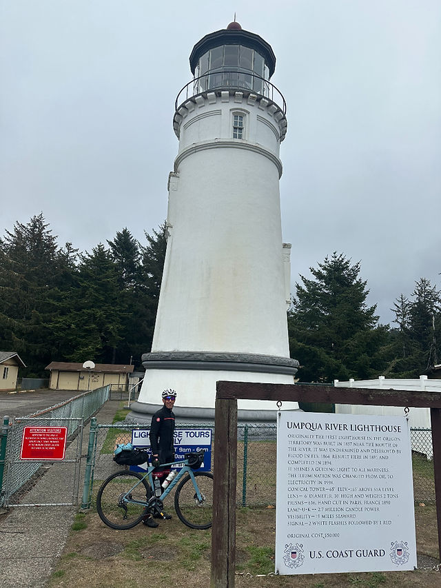 Pacific Coast Bike Route: Cape Blanco Lighthouse