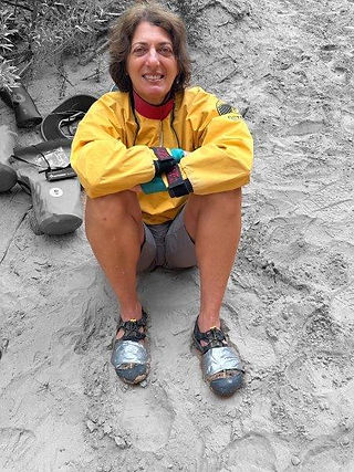 Rafting the Grand Canyon: Ruth with Keen issues