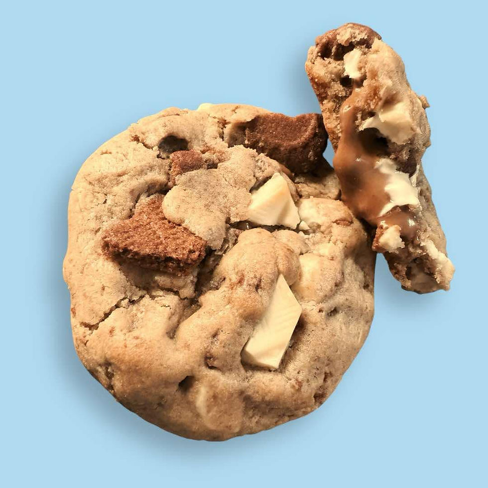Biscoff cookies from inside