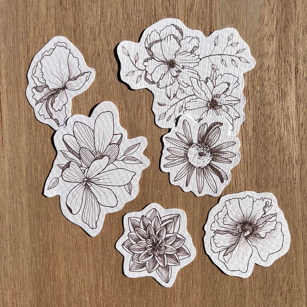 Thumbnail: bouquet of tags [set of 12]