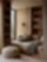 Luxury interior design of an Upstate New York cabin by Wolfskins Interiors featuring warm natural wood finishes and modern minimalist styling