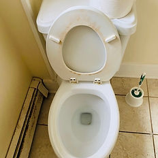 after toilet clean