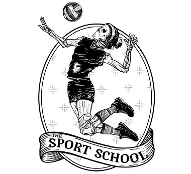 The Sport School Volleyball logo