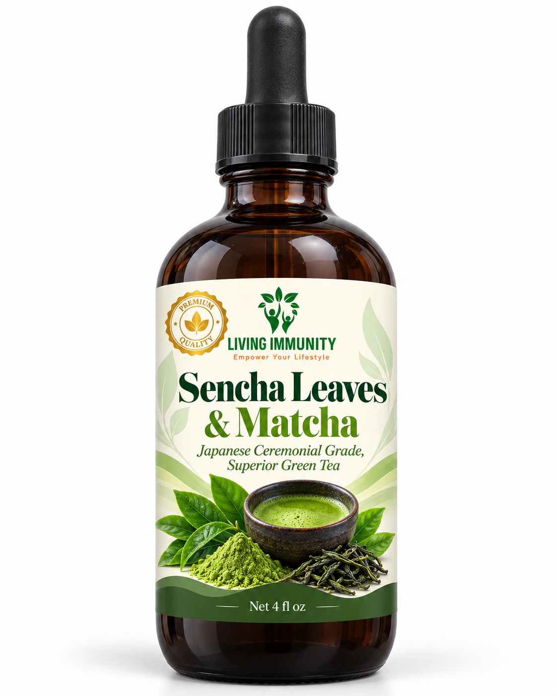 Ceremonial Matcha (w. Sencha leaves) Extract | Non Alcoholic
