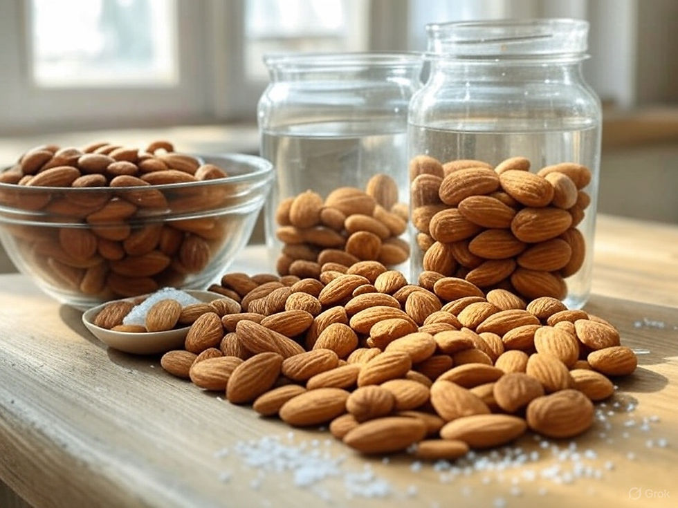 Sprouted Almonds for your health