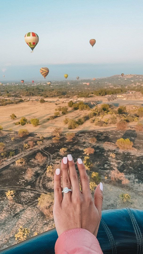 Demande en mariage - Montgolfière