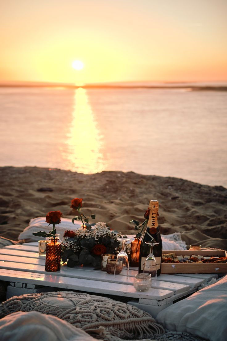 Demande en mariage - Plage déserte