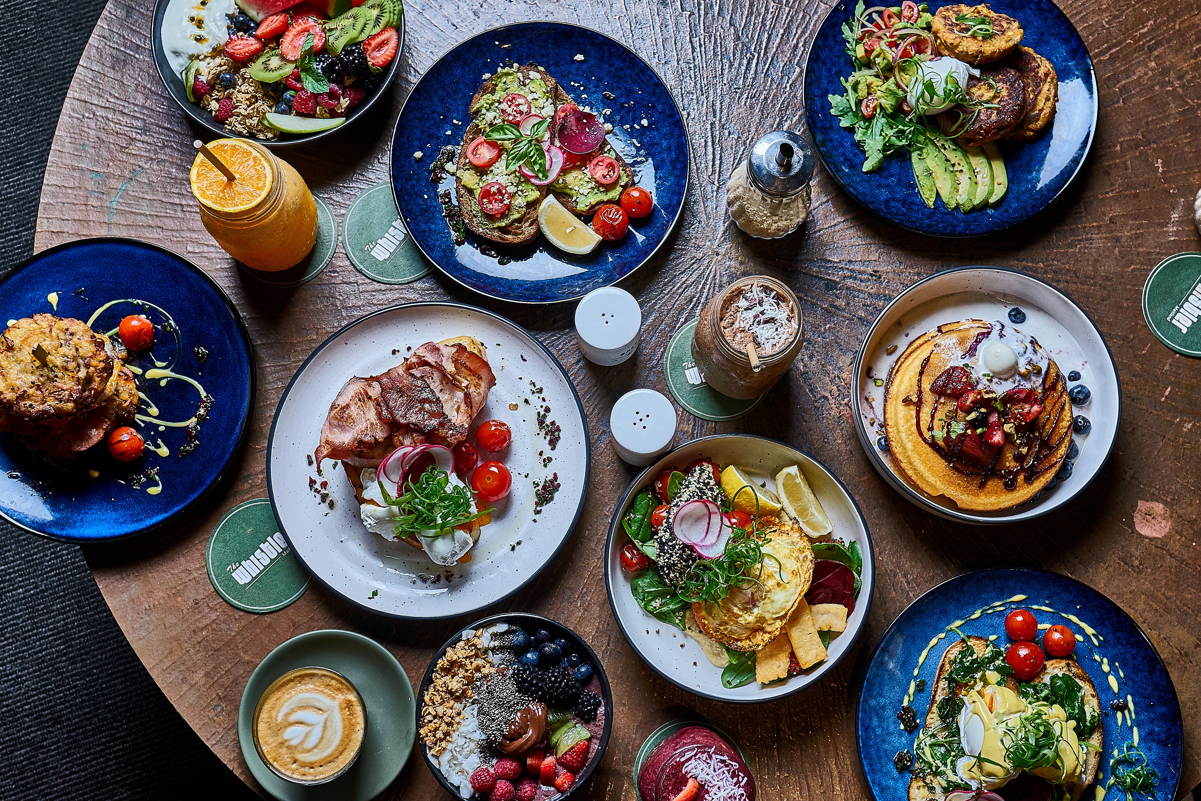 Arranged Food and Objects