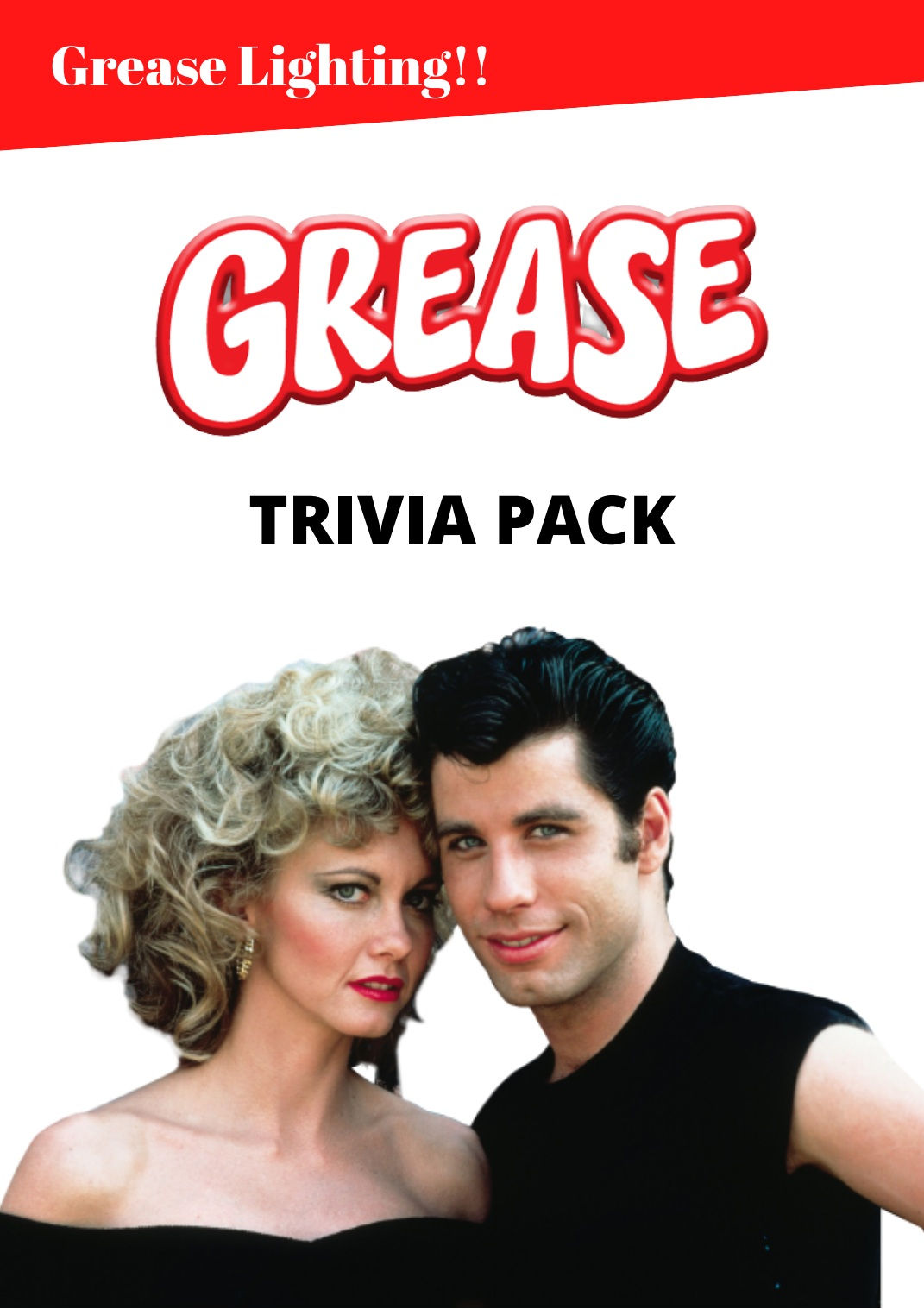 Grease trivia package host guide cover