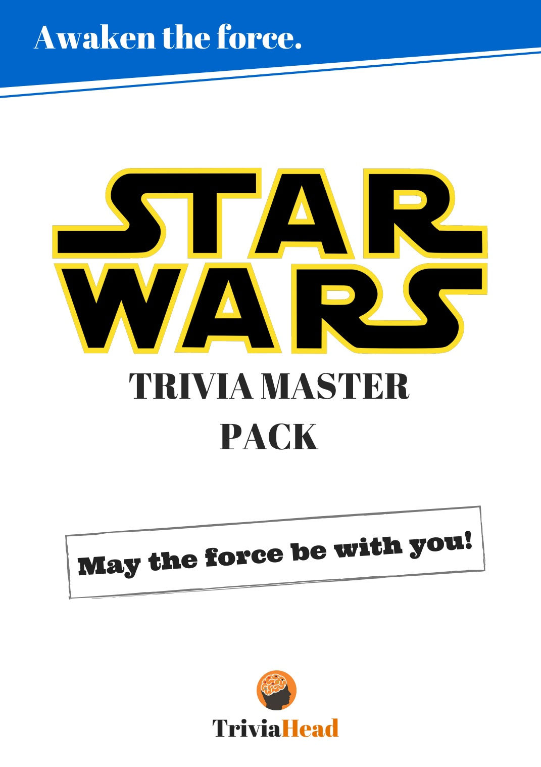 Star Wars trivia package host guide cover