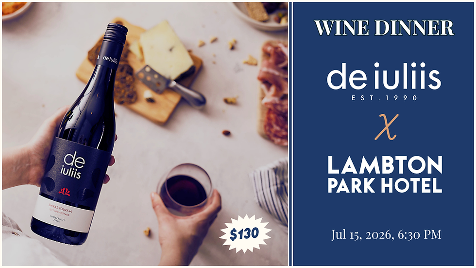 De iuliis Wine Dinner