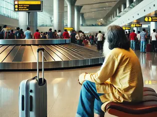 Waiting for the baggage?