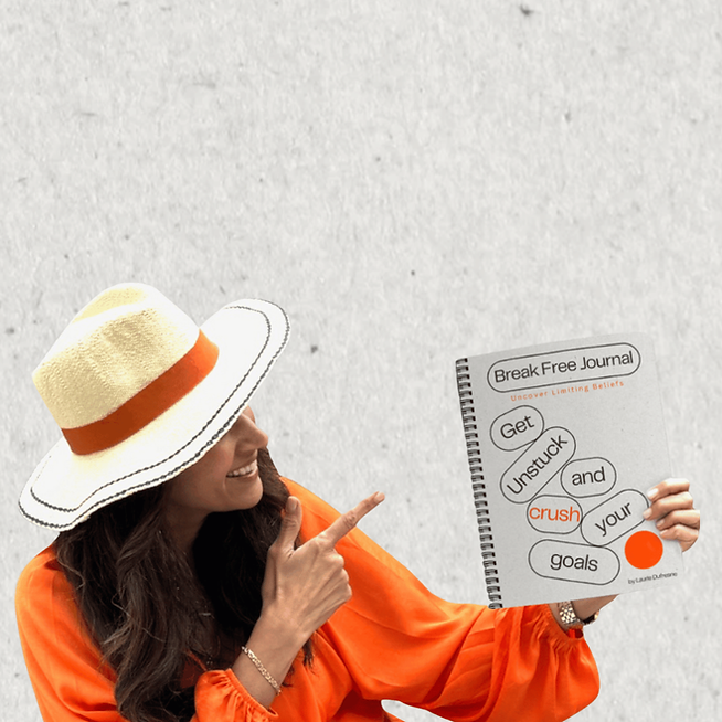 Laurie Dufresne in orange dress (7).png