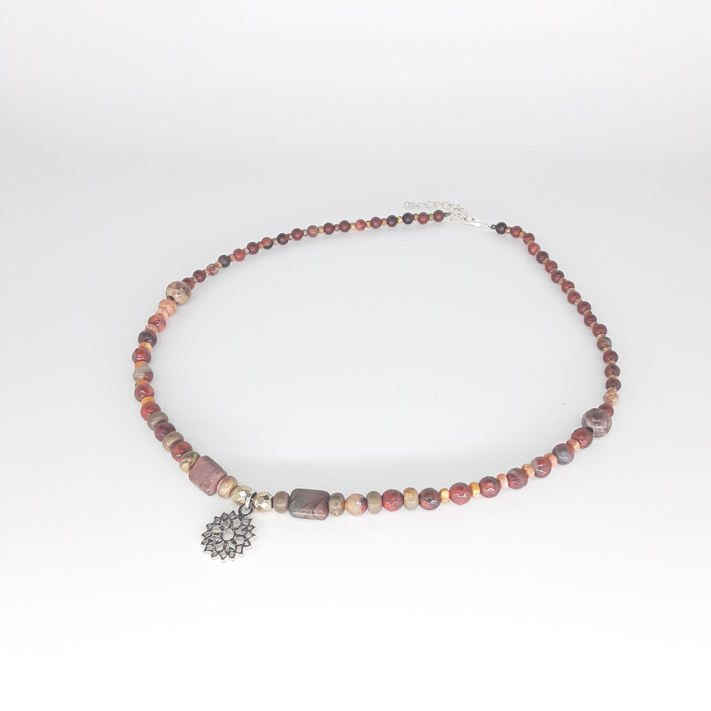 18 Inch Adjustable Snowflake Necklace